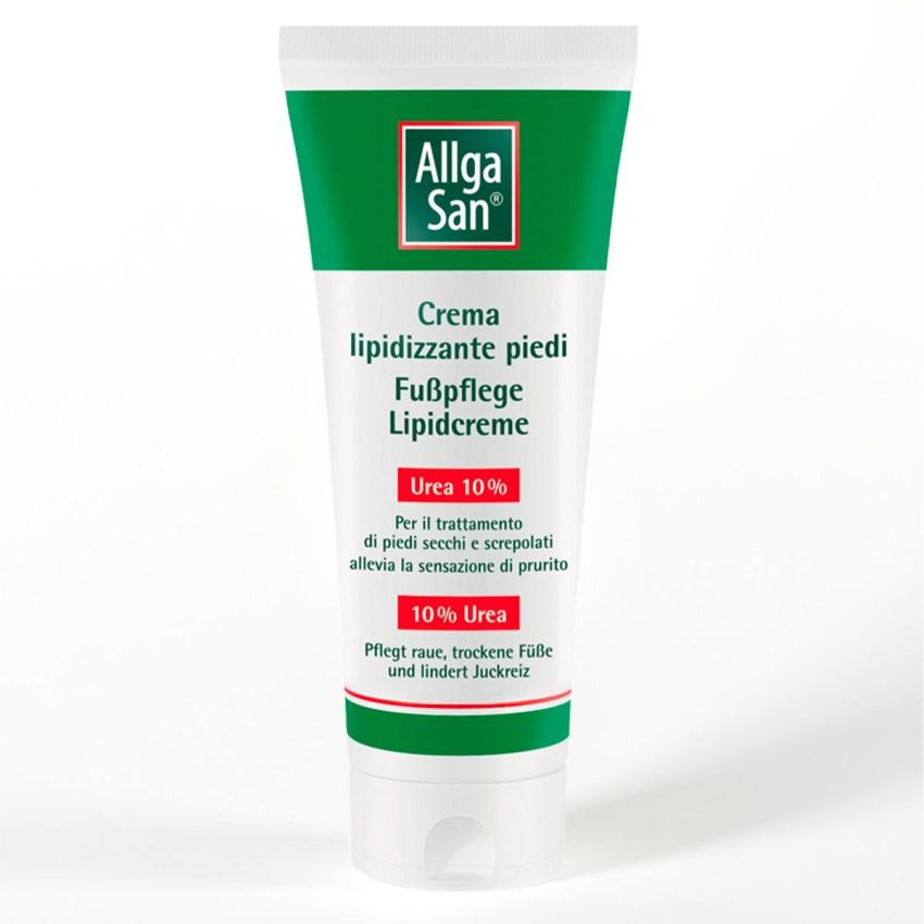 AllgaSan Crema Idratante Intensiva con Urea per Piedi Secchi - 100ml