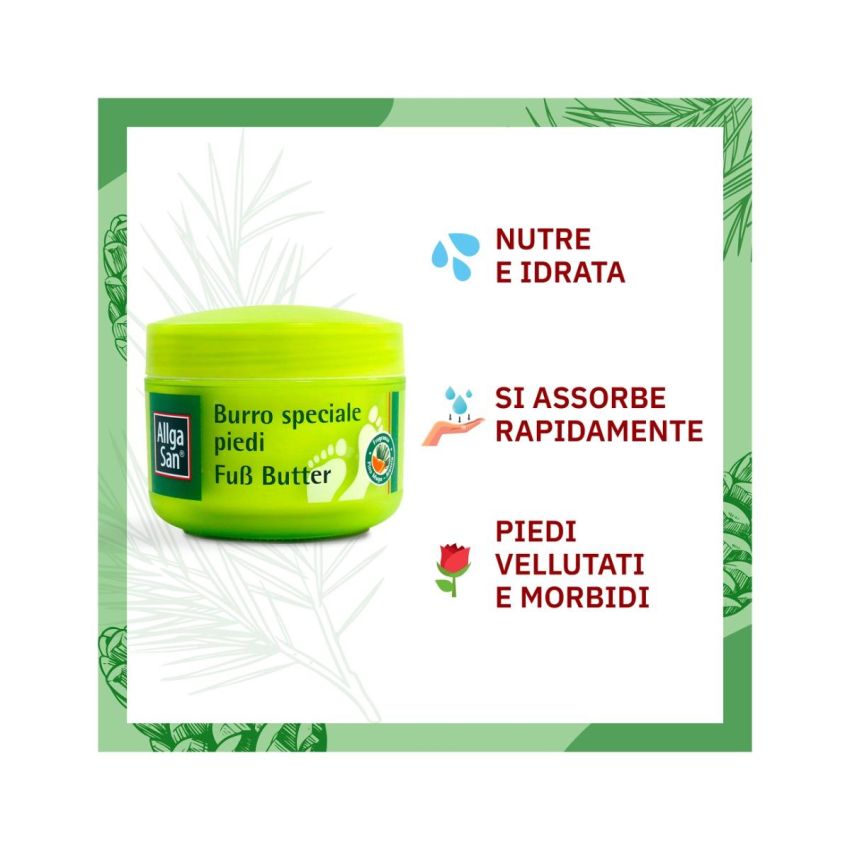 AllgaSan Karit Special Butter for Dry Feet 200ml