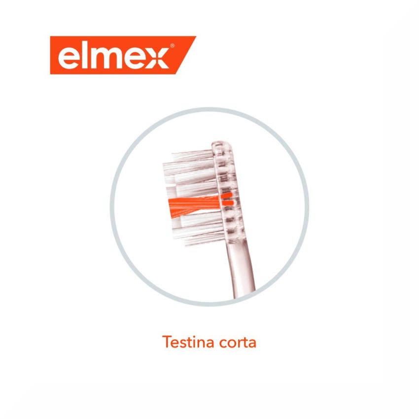 Elmex Spazzolino Inter X Medio per Protezione Dentale - 1 Pezzo