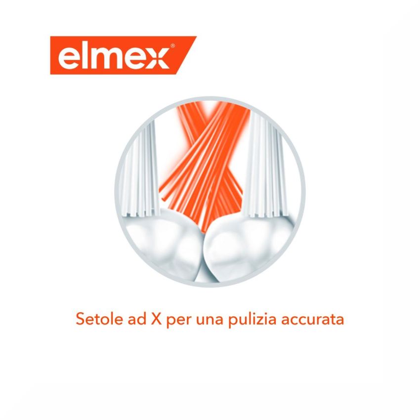 Elmex Spazzolino Inter X Medio per Protezione Dentale - 1 Pezzo