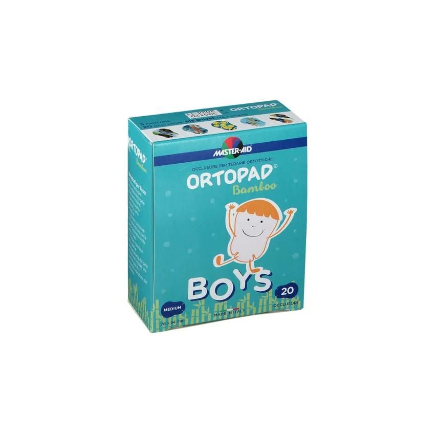 Ortopad Boys Cerotto Oculare Ortottico - Misura M, 20 Pezzi