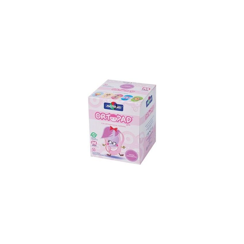 Ortopad Bamboo Medium - Cerotti Ortottici per Ragazze, 20 Pezzi
