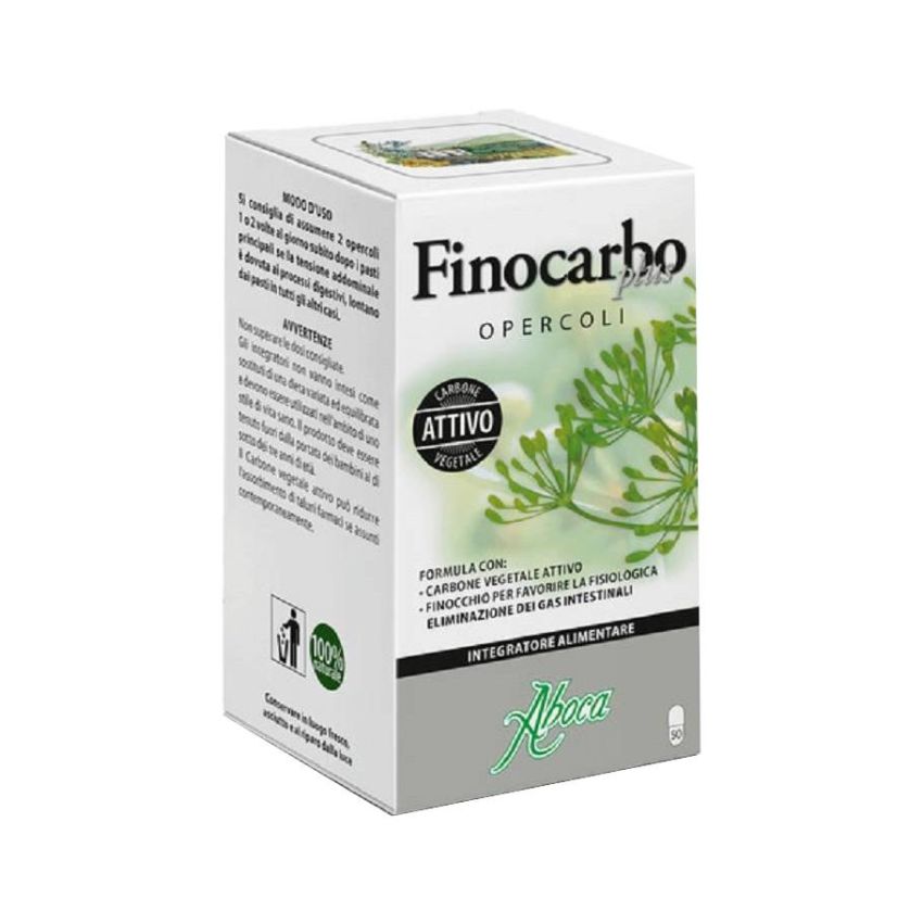 Finocarbo Plus - 50 Capsule per il Benessere Digestivo