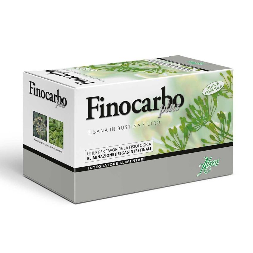 Aboca Finocarbo Plus - Tisana Digestiva, 20 Bustine da 2g