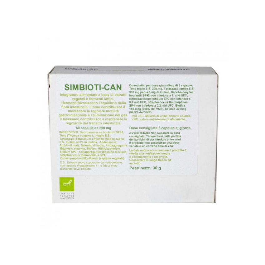 Simbioti Can - Probiotici per Cani, 60 Capsule