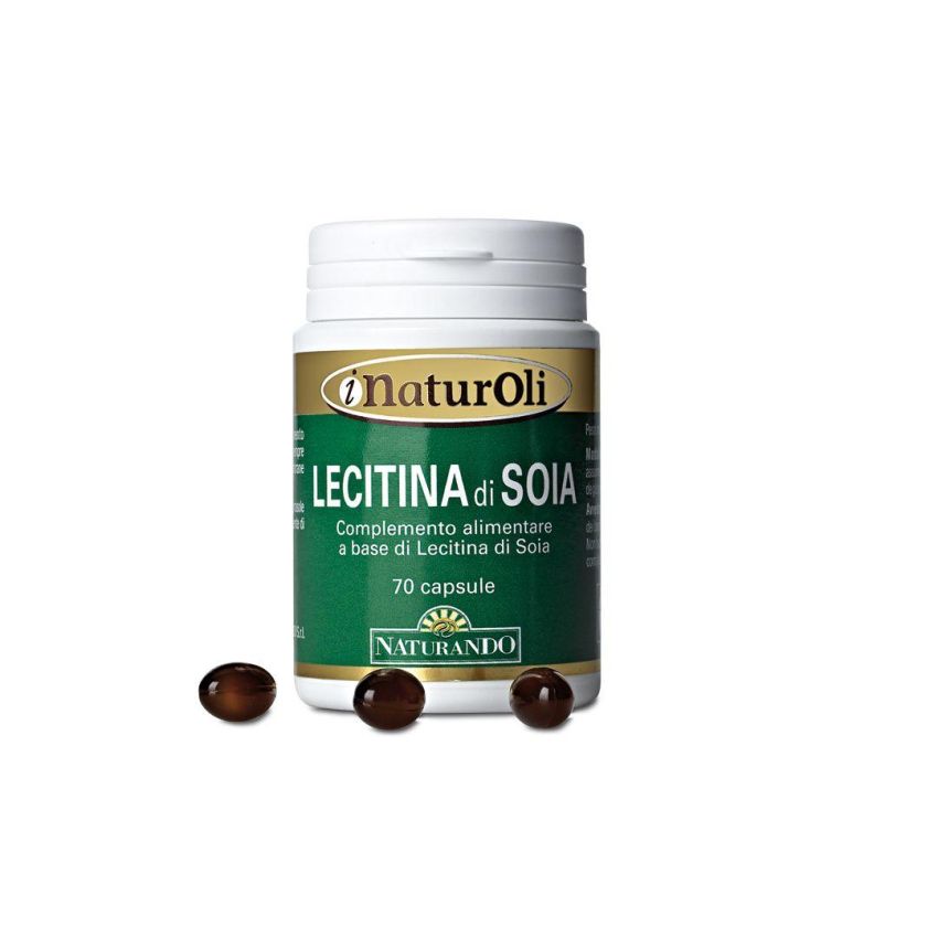 Lecitina di Soia Naturale Naturoli - 70 Capsule