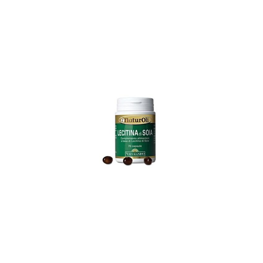 Lecitina di Soia Naturale Naturoli - 70 Capsule
