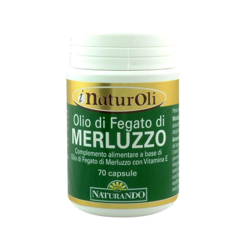 Premium Olio di Fegato di Merluzzo - 70 Capsule Nutrizionali