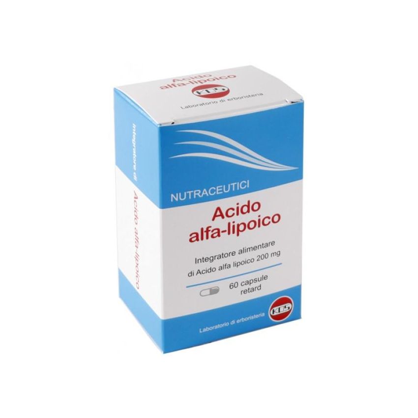 Supplemento di Acido Alfa Lipoico - 60 Capsule Salutari
