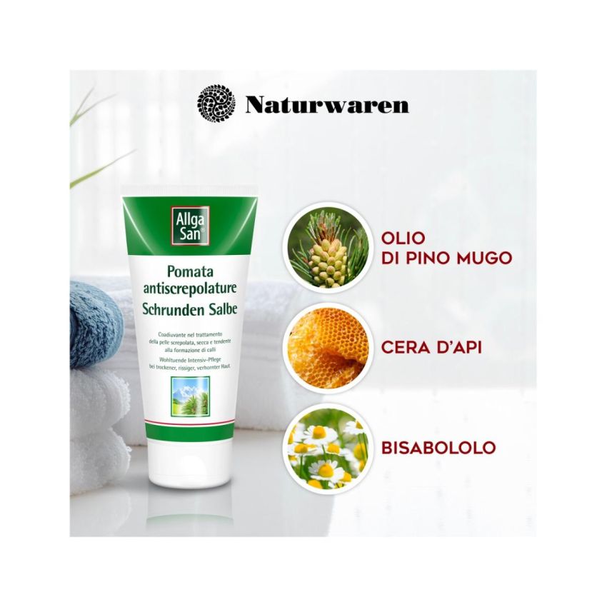 AllgaSan Crema Rigenerante Anti-Screpolature 90ml