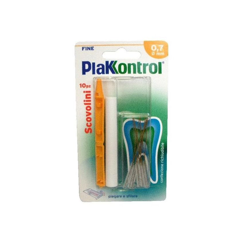 Plakkontrol Scovolini Interdentali 0,7mm - Pacco da 10 Pezzi
