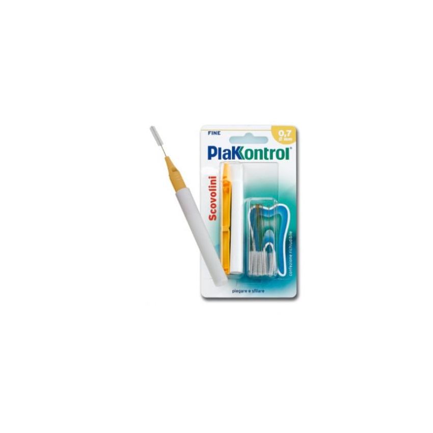 Plakkontrol Scovolini Interdentali 0,7mm - Pacco da 10 Pezzi