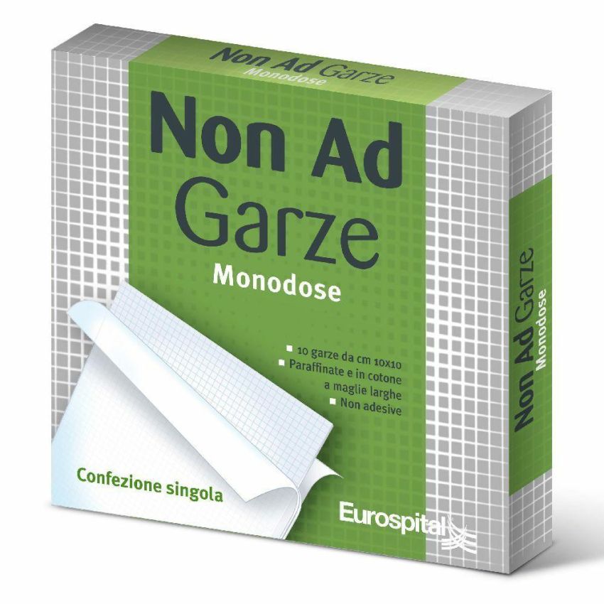 Garza Paraffinata in Cotone 10x10cm - Pacco da 10 Pezzi