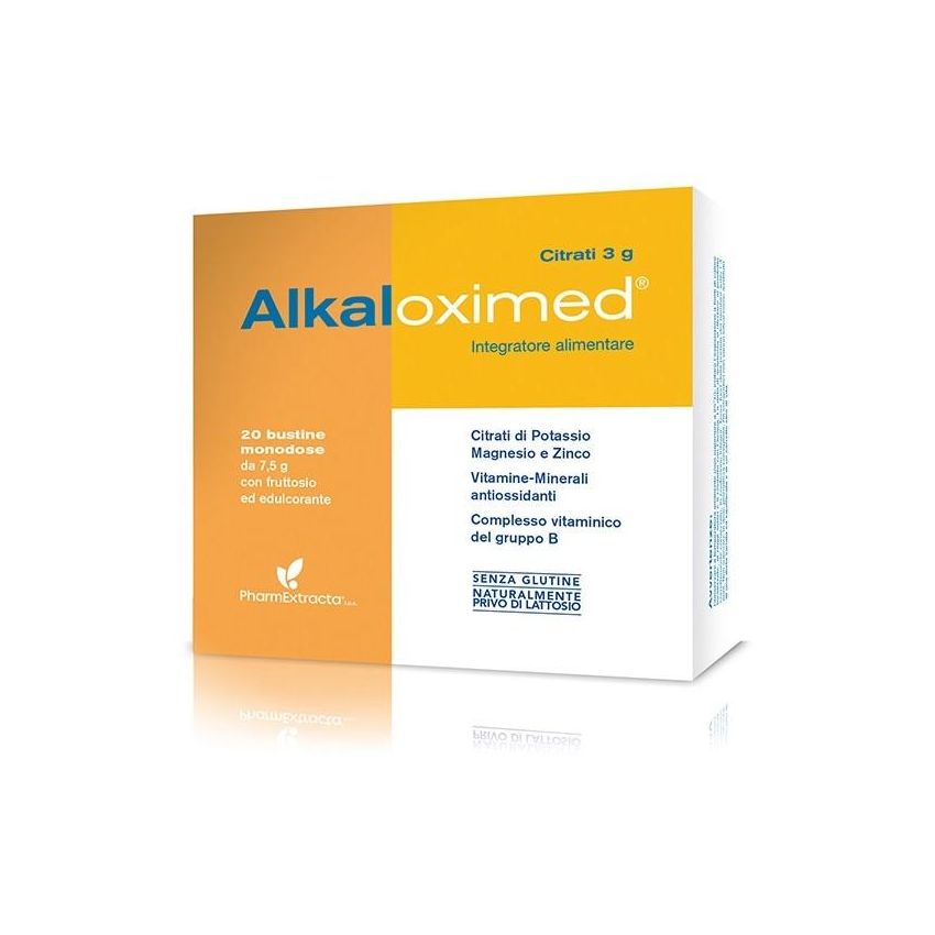 Alkaloximed - Pacchetto di 20 Buste Effervescenti per Digestione