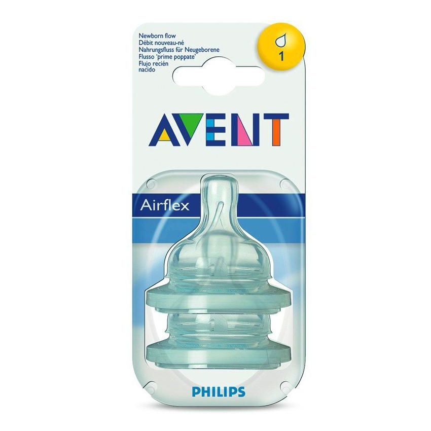 Avent Tettarella per Prime Poppate, 1 Foro - Confezione da 2 Pezzi