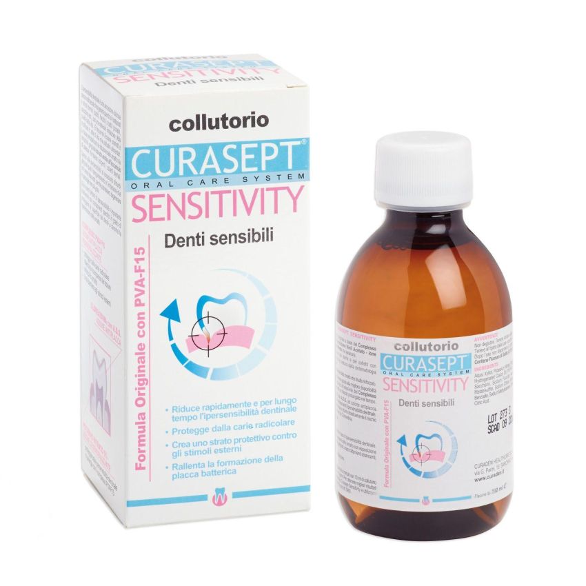 Collutorio Curasept Sensitivity 200ml per Denti Sensibili