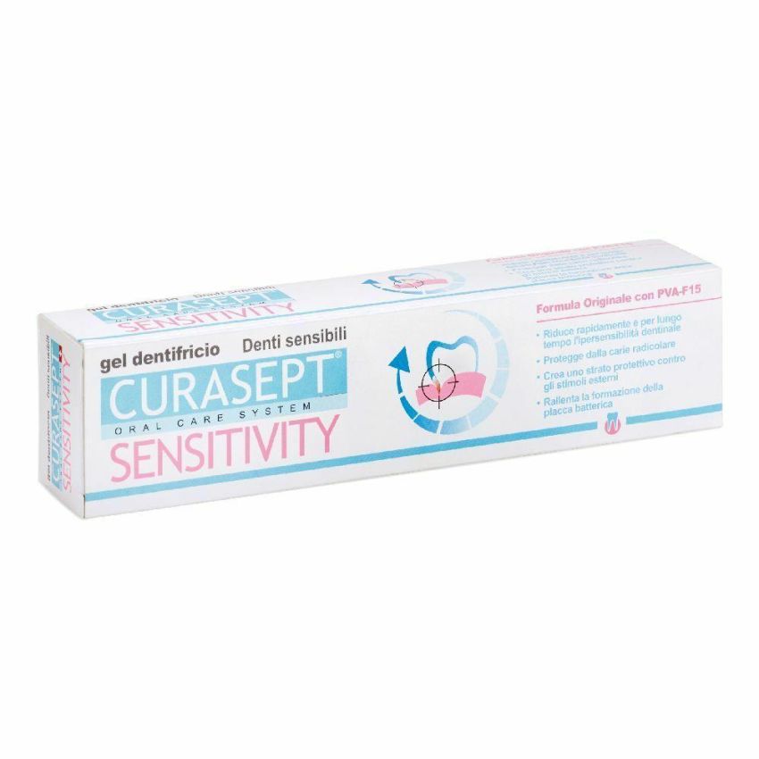 Curasept Sensitivity - Dentifricio Intensivo per Denti Sensibili, 75ml
