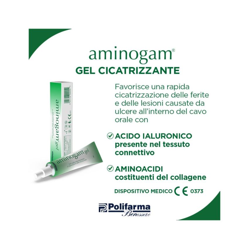 Gel Aminogam 15ml - Cura Intensiva della Pelle