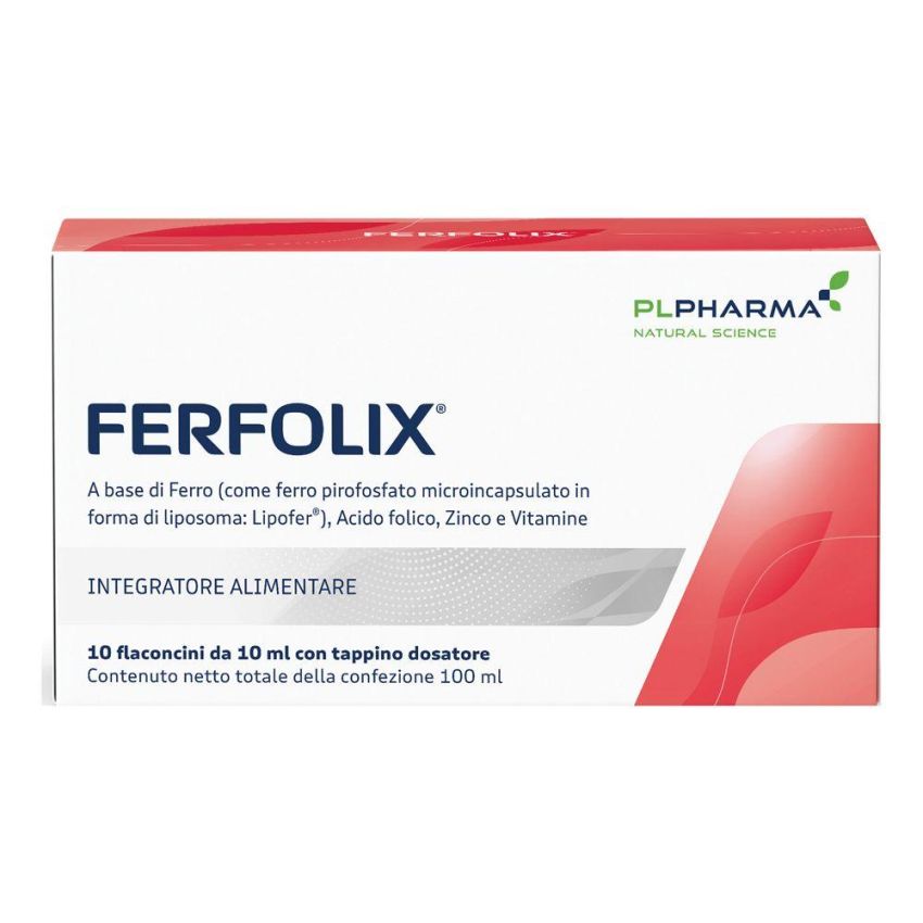 Ferfolix - Confezione da 10 Flaconcini Monodose da 10ml
