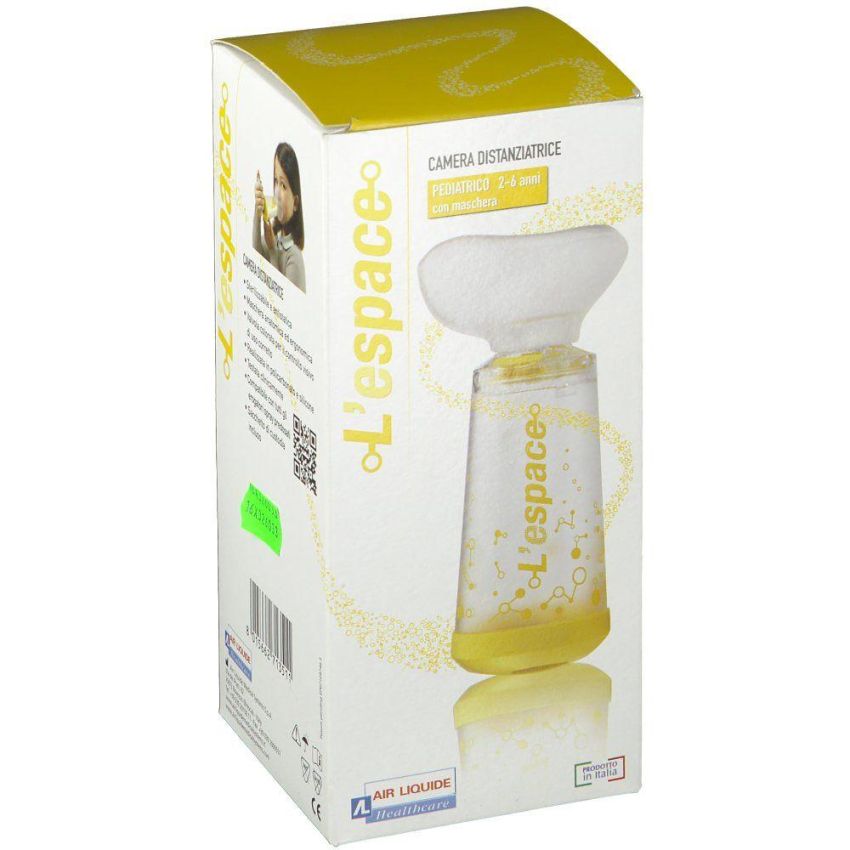 Distanziatore Pediatrico L'Espace per Inalatori - Colore Giallo