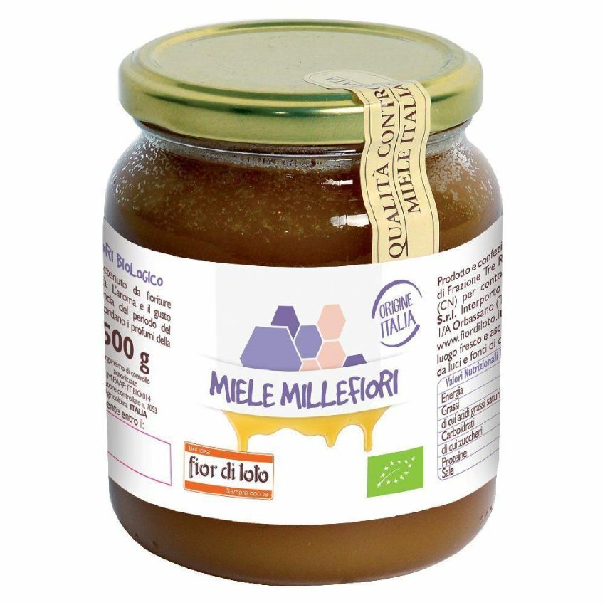 Miele Biologico di Millefiori Puro - 500g