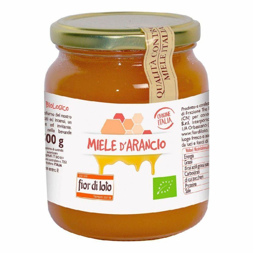 Miele Biologico di Fiori d'Arancio - 500g