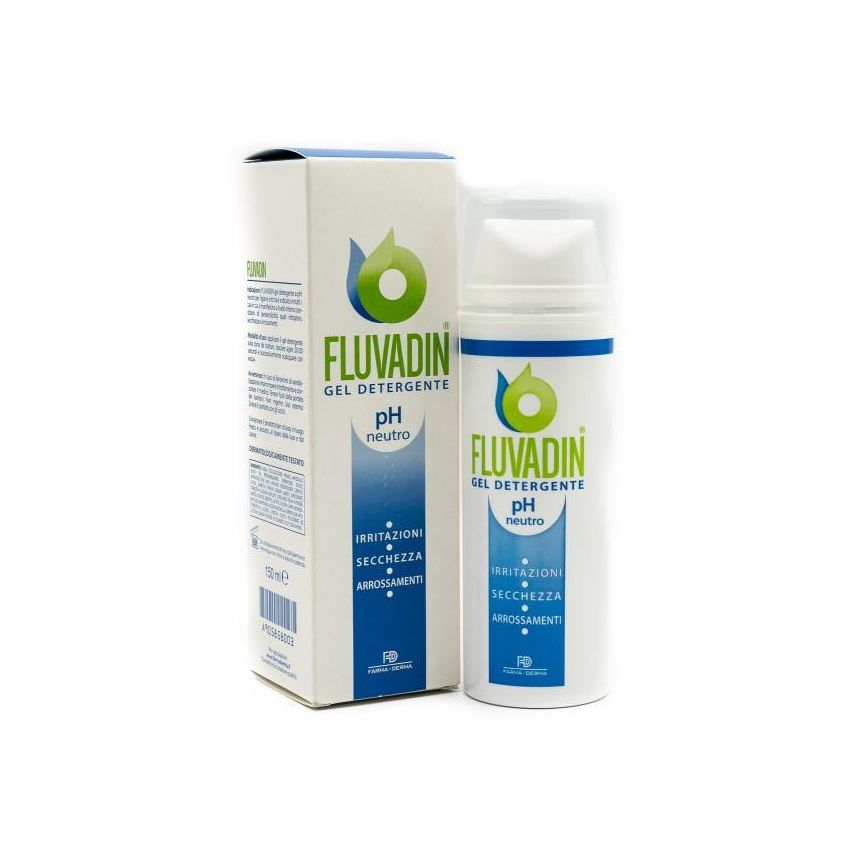 Fluvadin Gel Detergente Neutro PH, Senza Sapone, 150ml