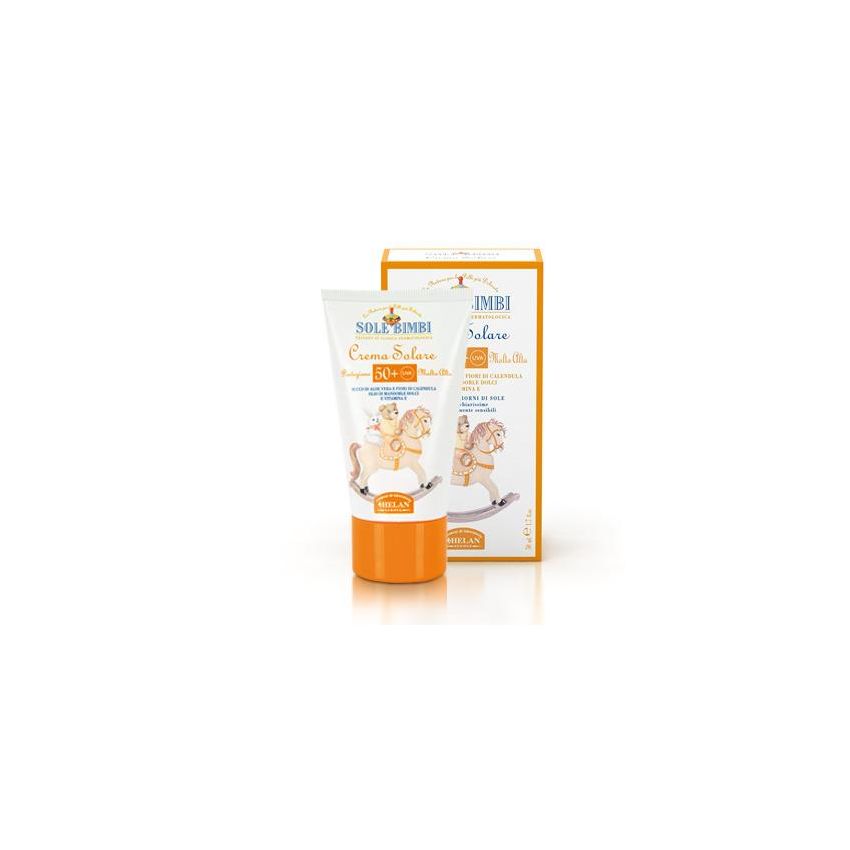 Helan Sole Bimbi - Crema Solare Protettiva SPF50+ per Corpo - 50ml
