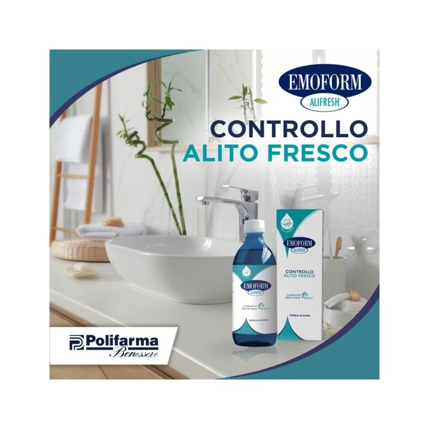 Emoform Alifresh Collutorio Rinfrescante per l'Alito - 300ml