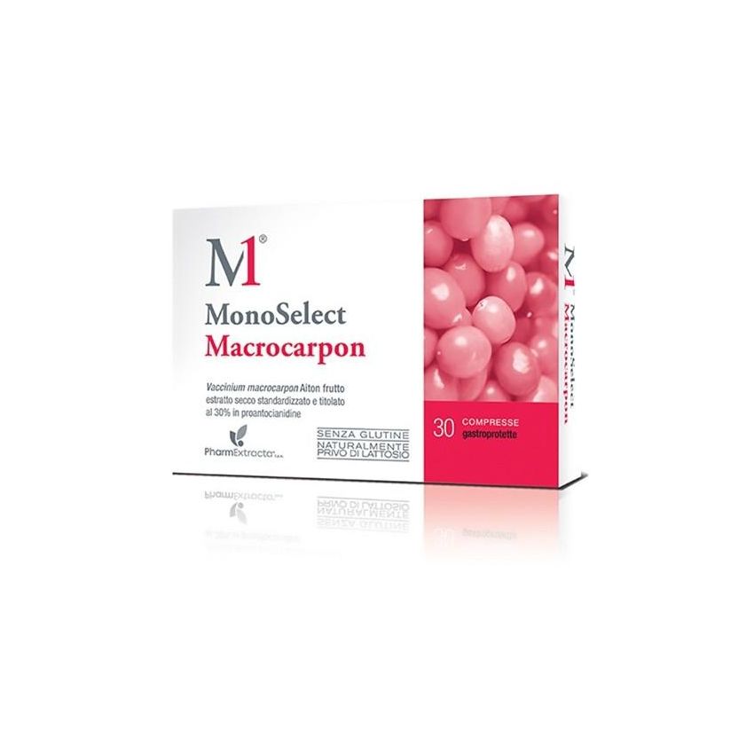 Monoselect Macrocarpon - Integratore Alimentare con Cranberry - 30 Compresse