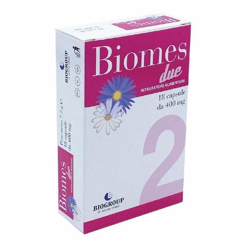 Biomes Duo Supplemento Nutrizionale 400mg - 18 Capsule