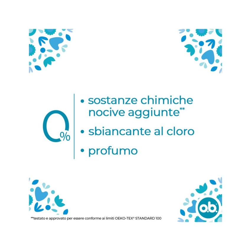 Ob Normal - Confezione da 16 Pezzi Assorbenti Interni