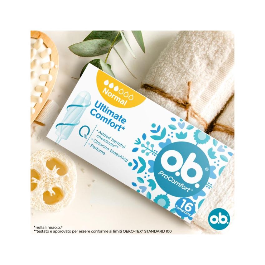 Ob Normal - Confezione da 16 Pezzi Assorbenti Interni