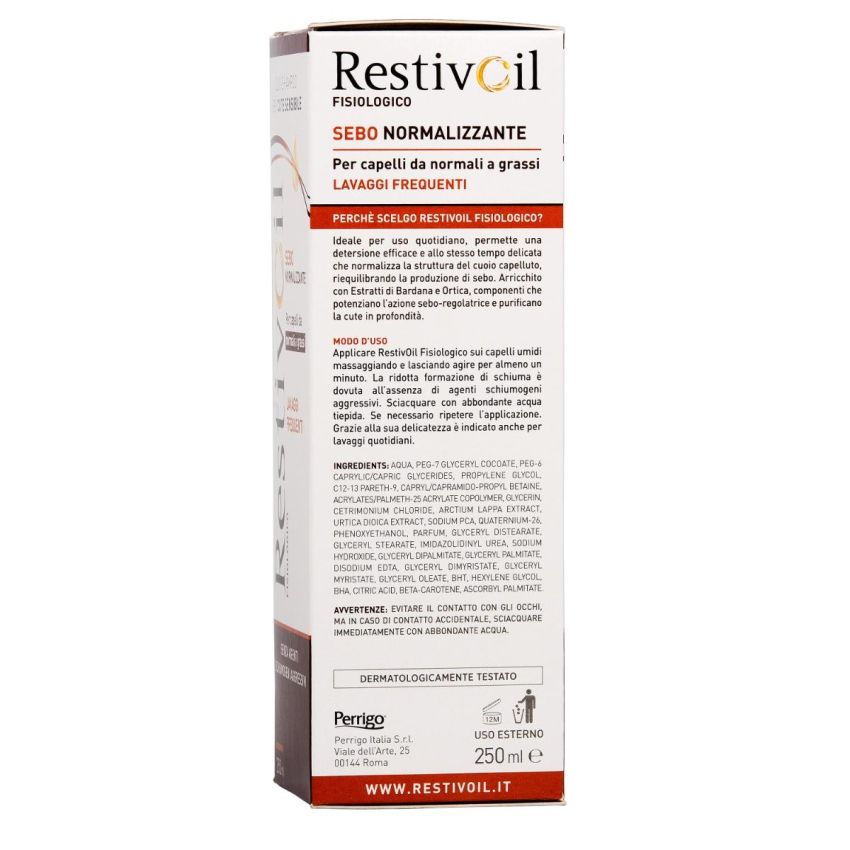 Restivoil Fisiologico Olio-Shampoo 250ml