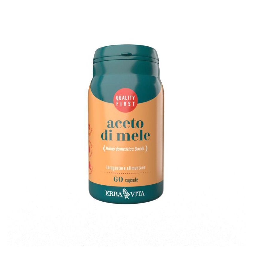 Erba Vita 550mg Aceto di Mele - 60 Capsule