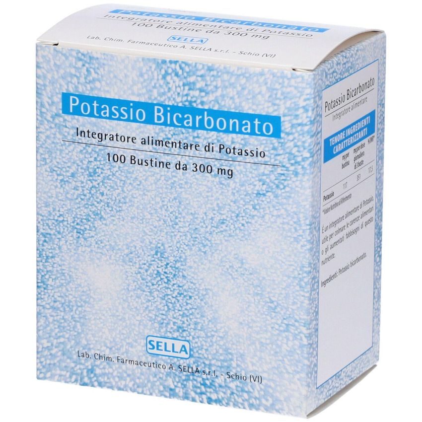 Bicarbonato di Potassio in Polvere - 100 Bustine