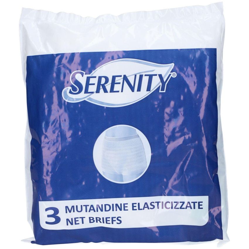 Serenity Mutandine a Rete, Taglia XL, Confezione da 3 Pezzi