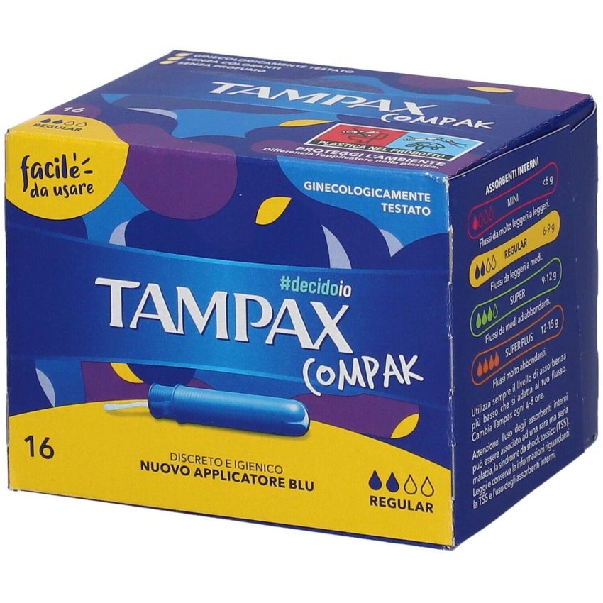 Tampax Compak Regular - Confezione da 16 Pezzi
