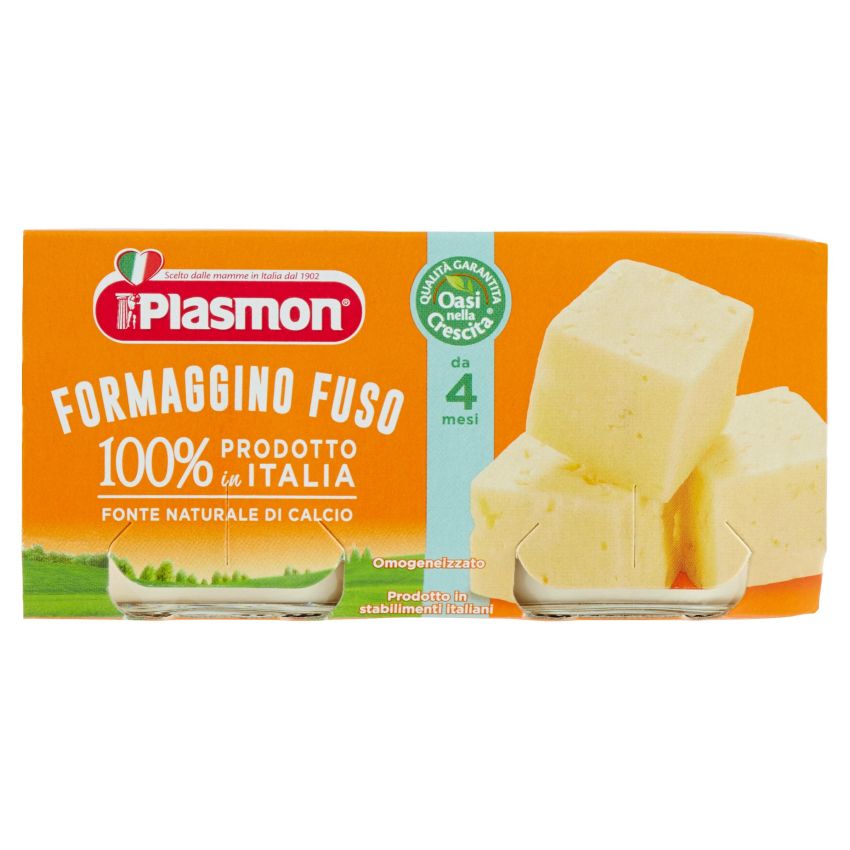 Plasmon Formaggino Omogeneizzato, Confezione Doppia da 80g