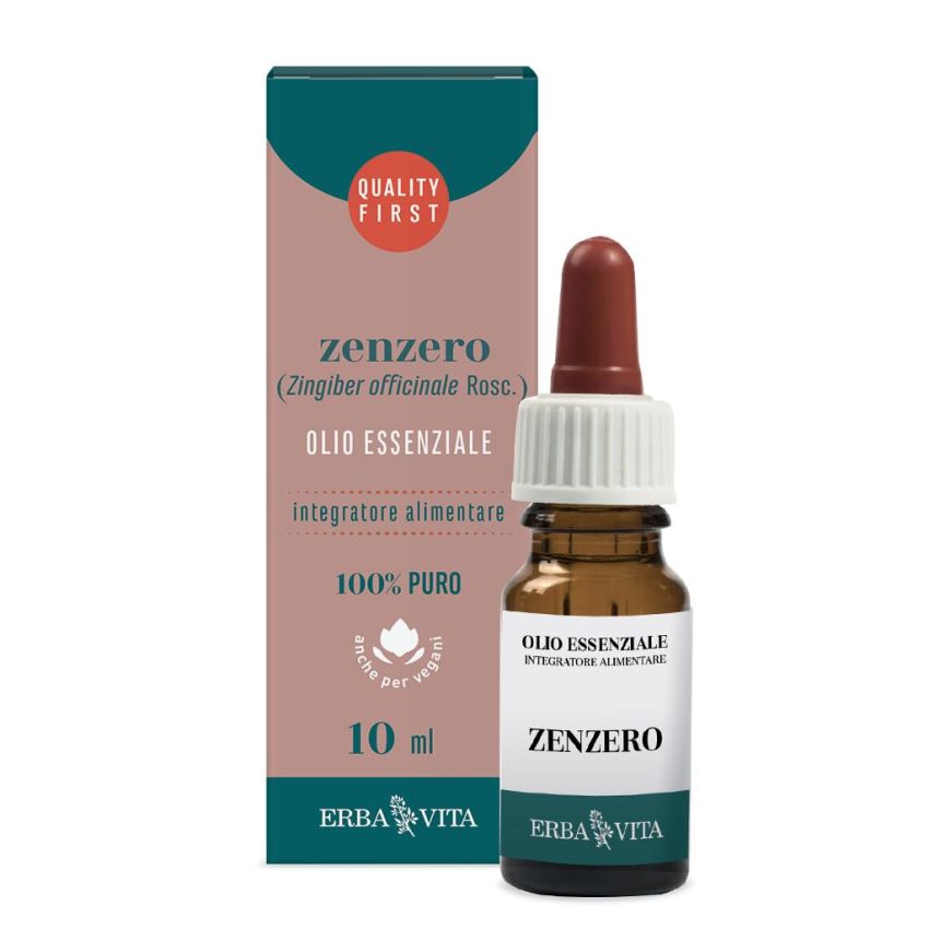 Erba Vita Zenzero - Olio Essenziale Puro 10ml