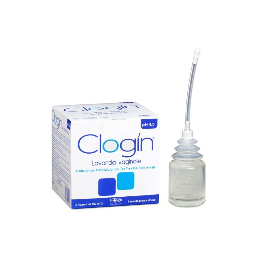 Clogin Lavanda Intima - Confezione da 5 Flaconi, 100ml Ciascuno