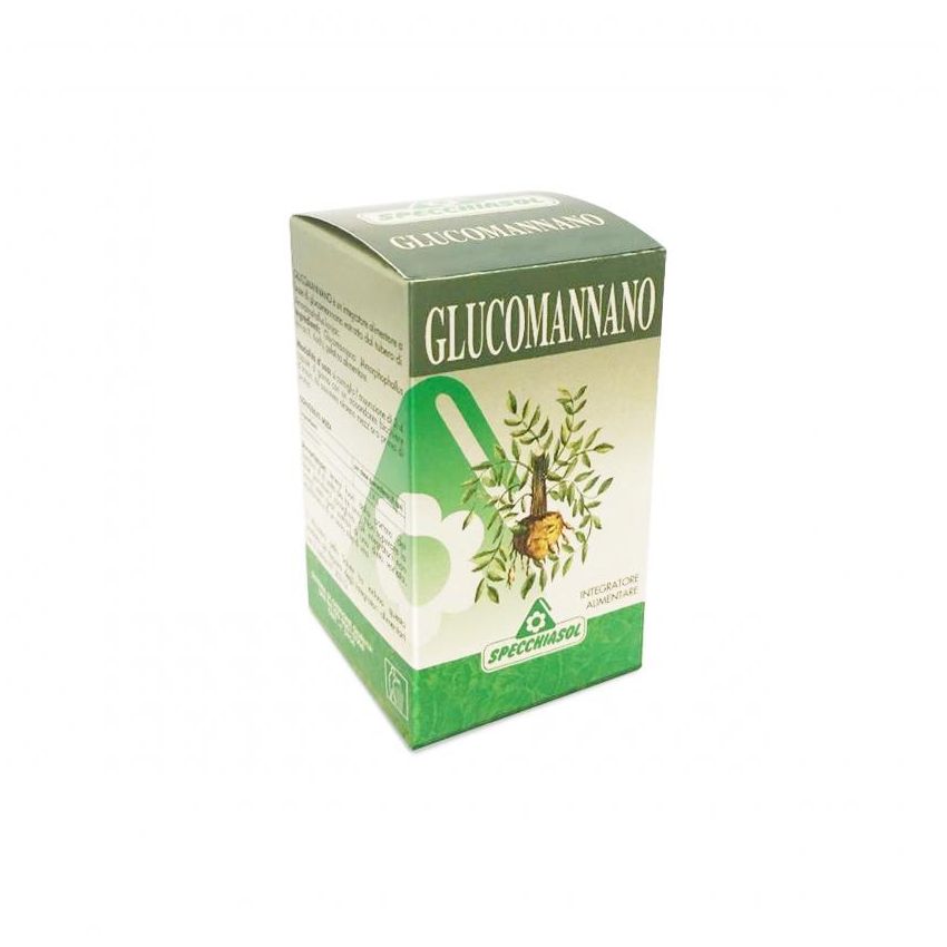 Glucomannano Erbe - 80 Capsule di Fibra Naturale