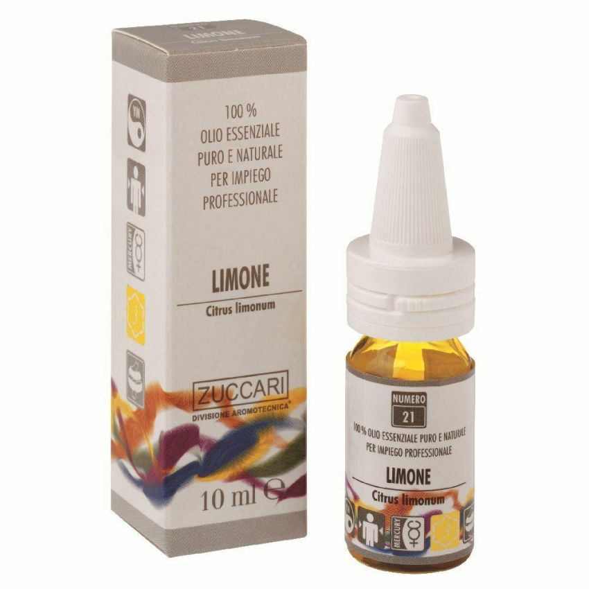 Zuccari Olio Essenziale di Limone Puro, 10ml