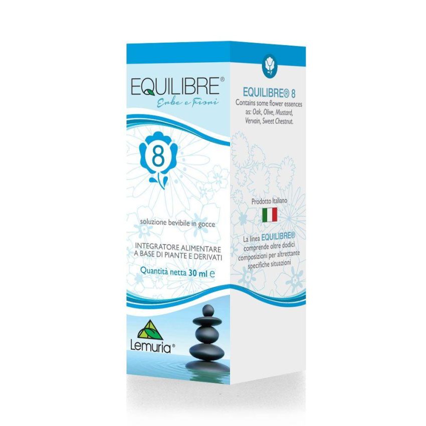 Equilibre - Gocce di Benessere, 30ml, Confezione da 8