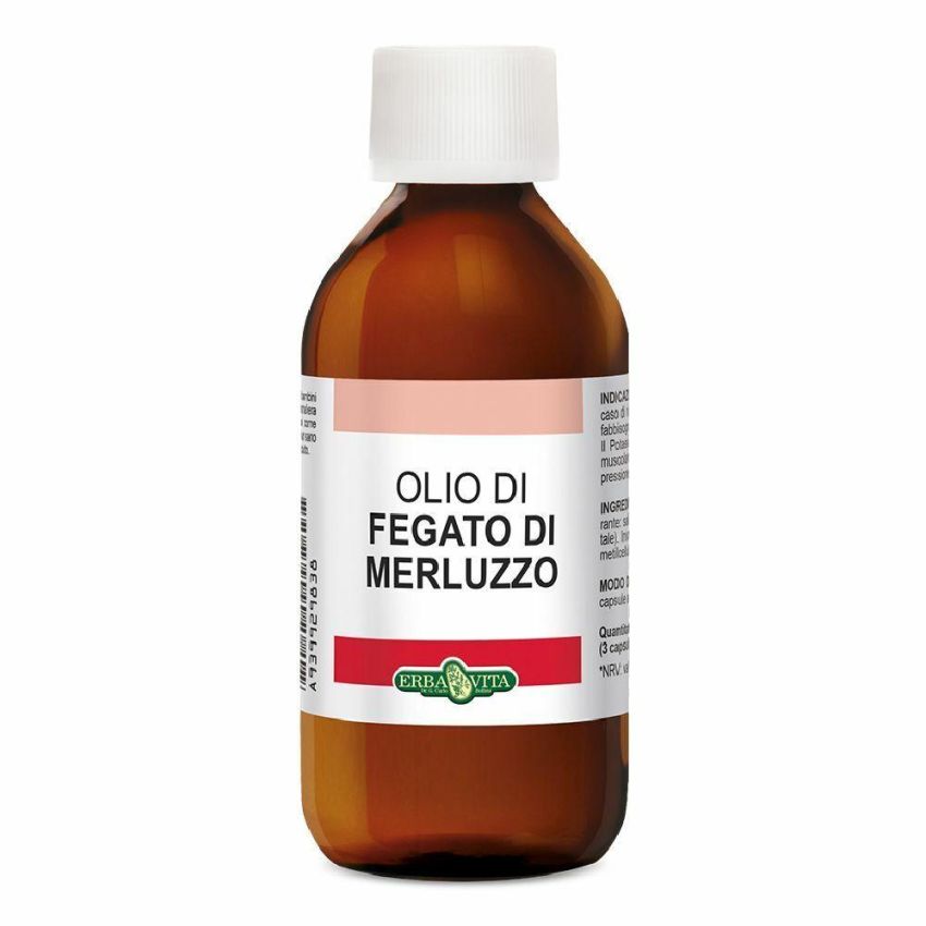 Olio di Fegato di Merluzzo Erba Vita - 100ml