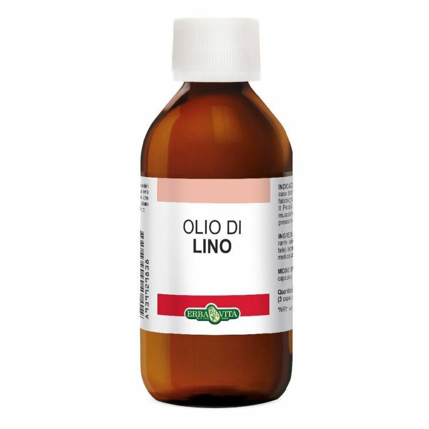 Olio di Lino 100ml di Erba Vita - Nutrizione Naturale