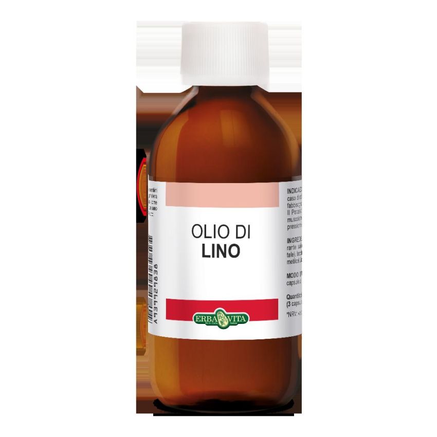 Olio di Lino 100ml di Erba Vita - Nutrizione Naturale