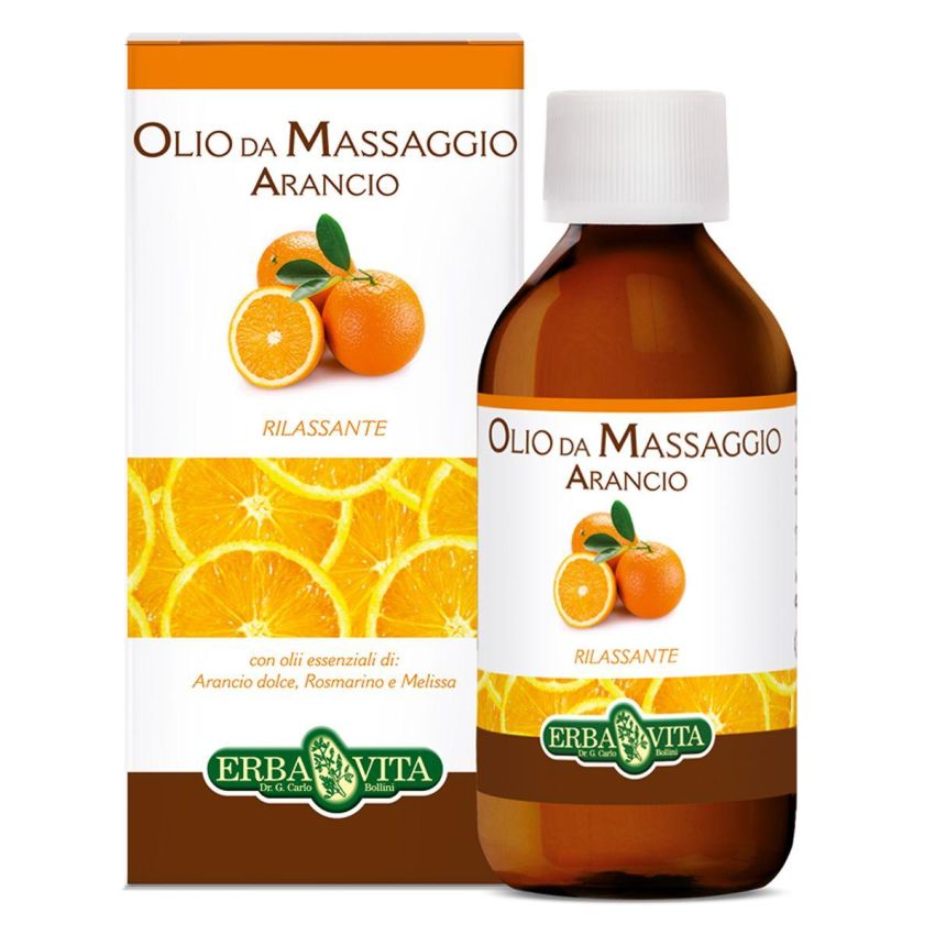 Olio da Massaggio all'Arancio Erba Vita - 250ml