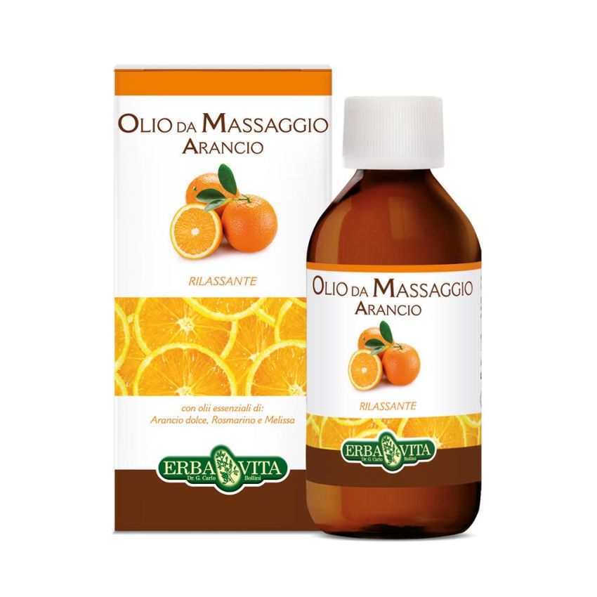 Olio da Massaggio all'Arancio Erba Vita - 250ml