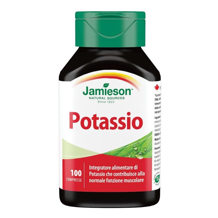 Jamieson Potassio - Integratore di Potassio - 100 Compresse